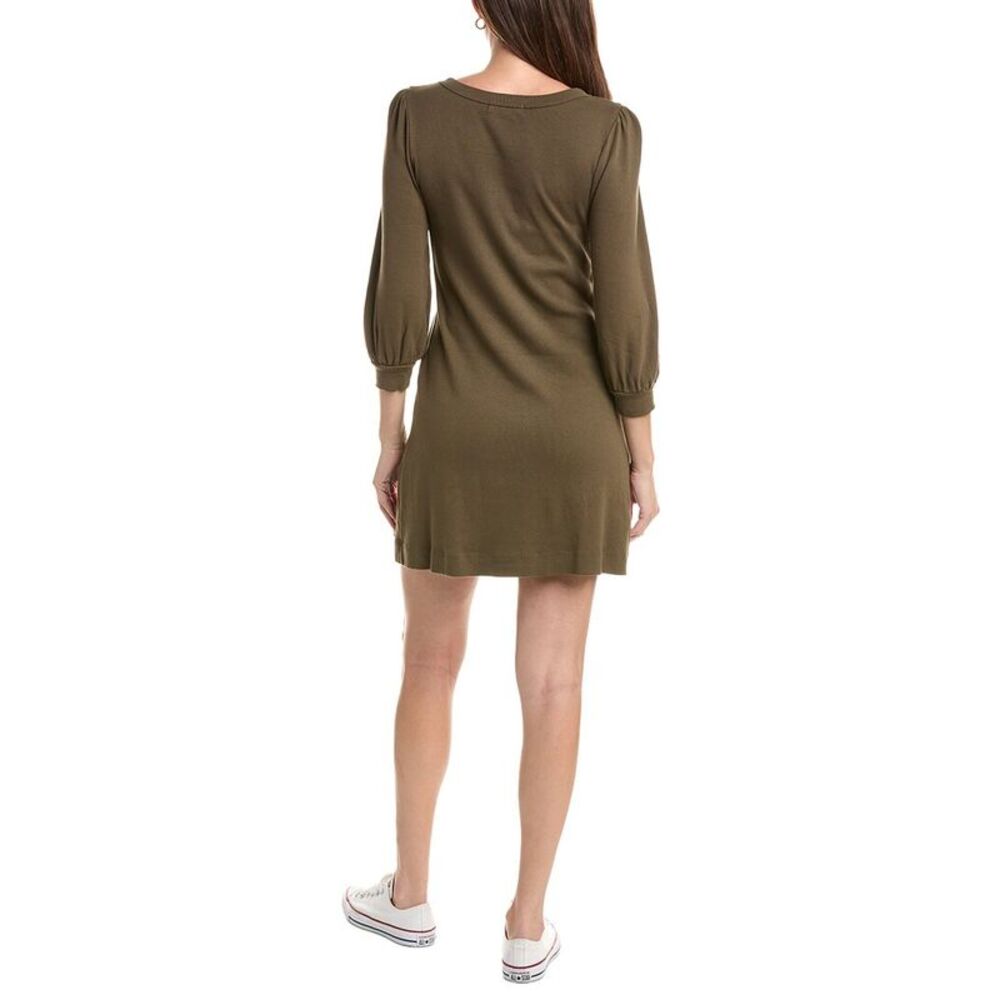 Michael Stars Womens Sinclair Puff Sleeve T-Shirt Dress - Picture 2 of 3